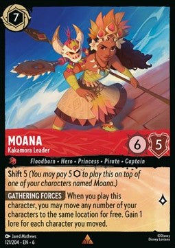 Moana - Kakamora Leader - Azurite Sea (Rare) [6AZS-121]