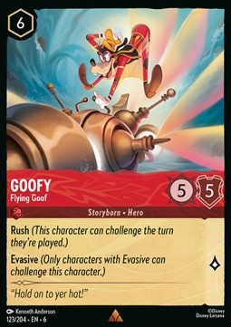 Goofy - Flying Goof - Azurite Sea (Rare) [6AZS-123]