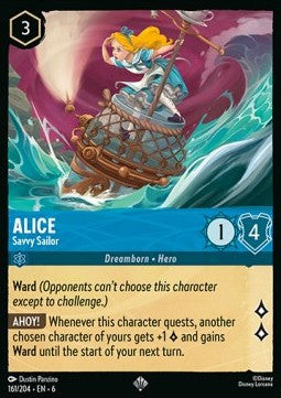 Alice - Savvy Sailor - Azurite Sea (Rare) [6AZS-161]