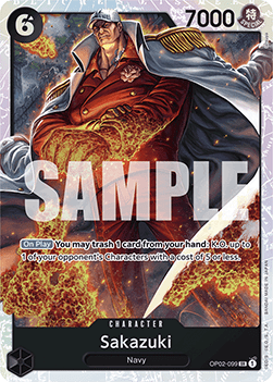 Sakazuki (OP02-099) (V.1) - The Best (Super Rare) [PRB01-OP02-099]