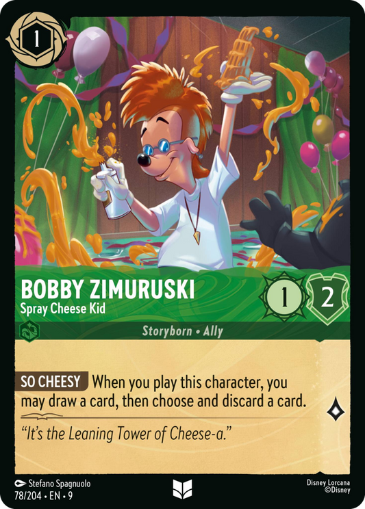 9FAB-78	Bobby Zimuruski - Spray Cheese Kid UC