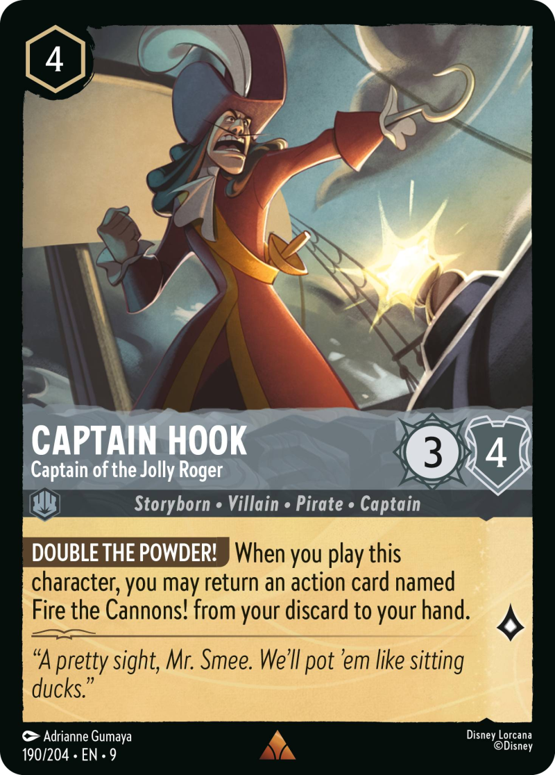 9FAB-190 Captain Hook - Captain of the Jolly Roger R