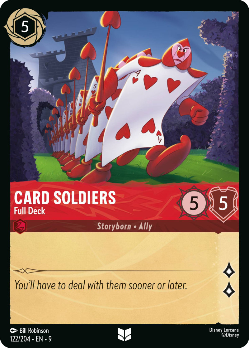 9FAB-122 Card Soldiers - Full Deck UC