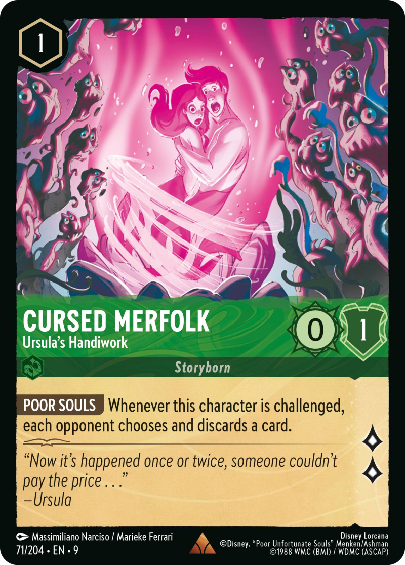 9FAB-71 Cursed Merfolk - Ursula's Handiwork R