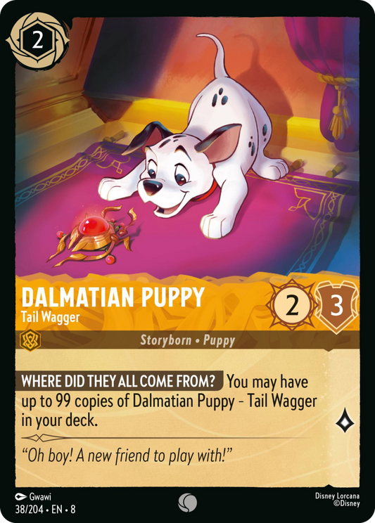 8JAF-38 Dalmatian Puppy - Tail Wagger C