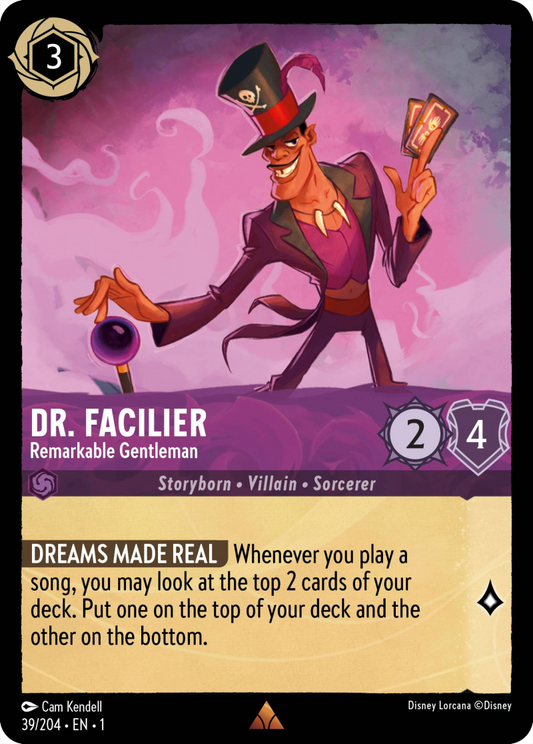 1TFC-39 Dr. Facilier - Remarkable Gentleman R