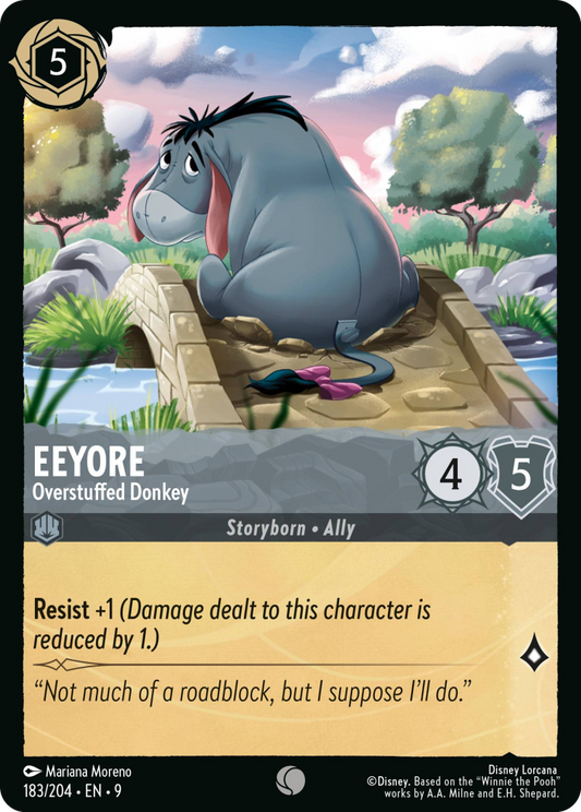 9FAB-183 Eeyore - Overstuffed Donkey C