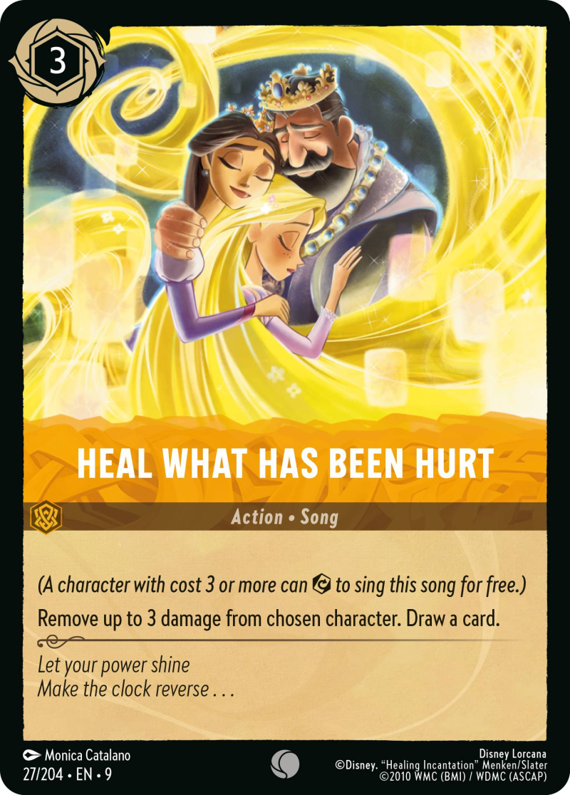 9FAB-27 Heal What Has Been Hurt C