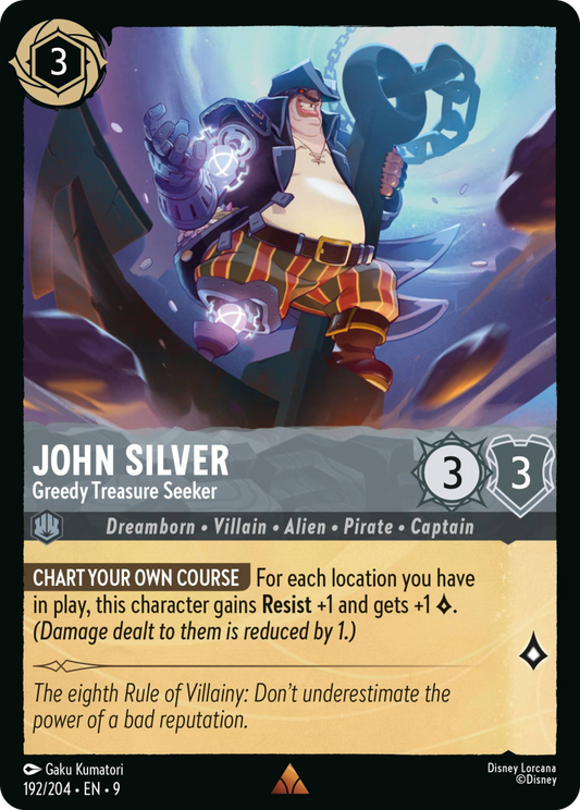 9FAB-192 John Silver - Greedy Treasure Seeker R