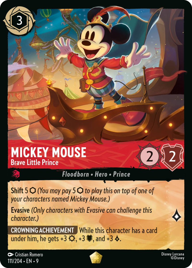 9FAB-111 Mickey Mouse - Brave Little Prince L
