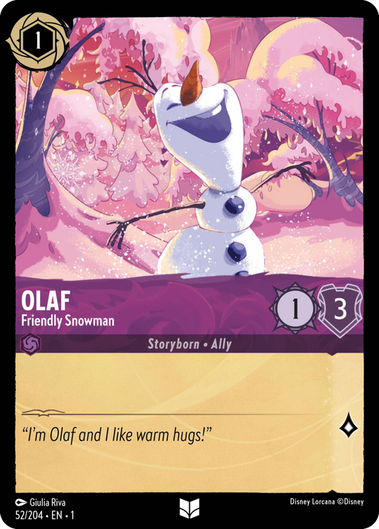 1TFC-52 Olaf - Friendly Snowman UC