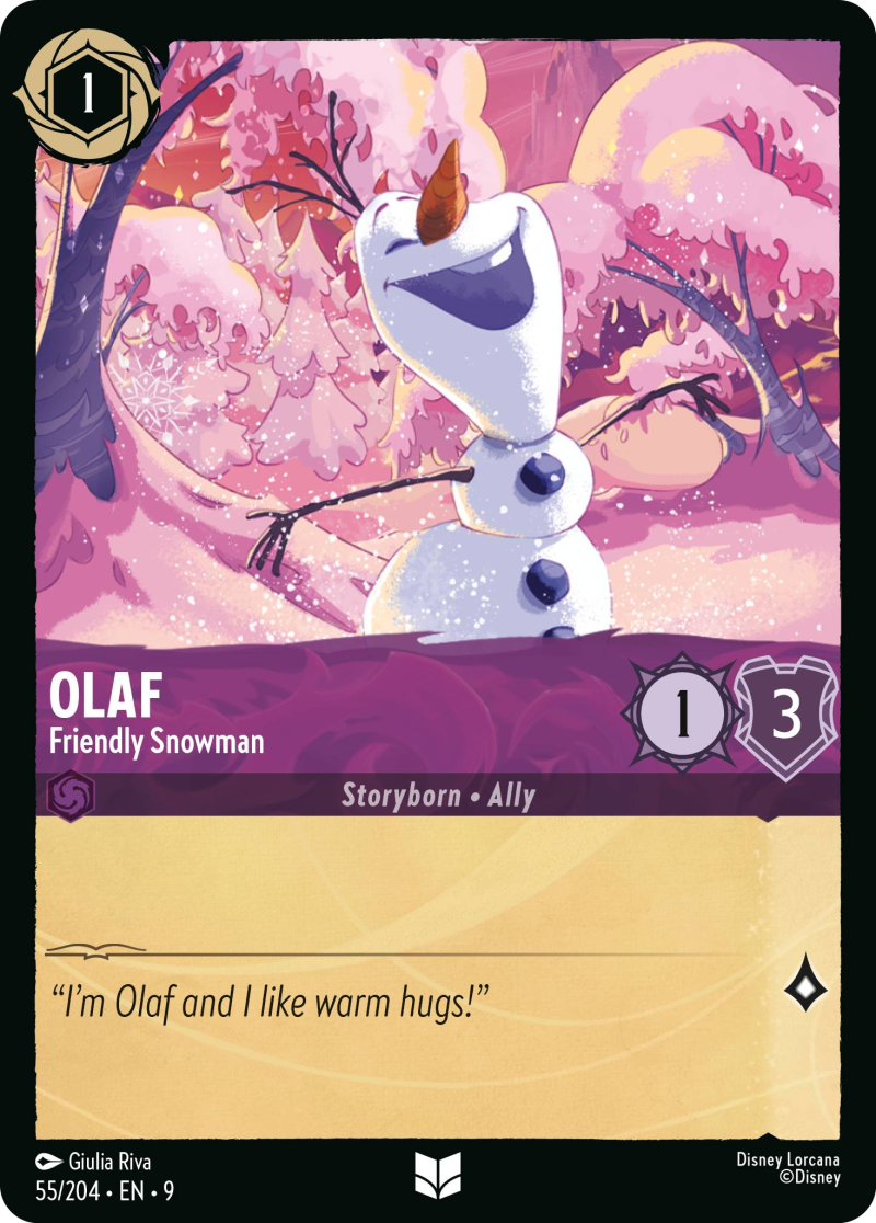 9FAB-55 Olaf - Friendly Snowman UC