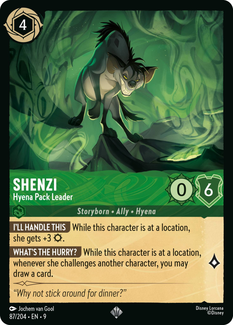 9FAB-87 Shenzi - Hyena Pack Leader SR