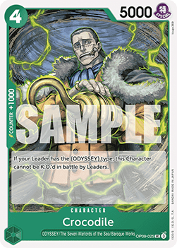 Crocodile (OP09-025) - Emperors in the New World (Uncommon) [OP09-025]