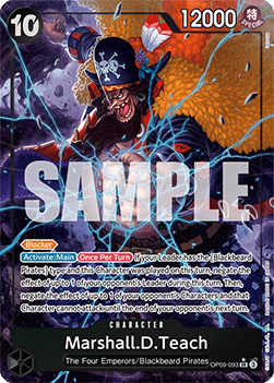 Marshall.D.Teach (OP09-093) (V.2) - Emperors in the New World (Alternate Art) [OP09-093]