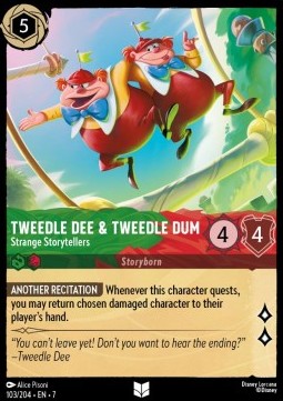 Tweedle Dee & Tweedle Dum - Strange Storytellers - Archazia's Island (Uncommon) [7ARI-103]