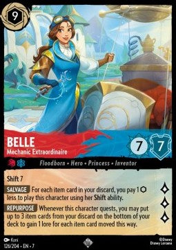 Belle - Mechanic Extraordinaire (V.1) - Archazia's Island (Super Rare) [7ARI-126]