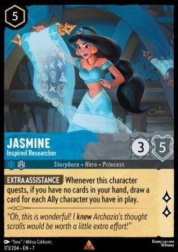 Jasmine - Inspired Researcher - Archazia's Island (Rare) [7ARI-173]