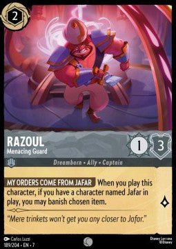 Razoul - Menacing Guard - Archazia's Island (Common) [7ARI-189]