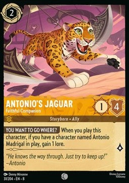 Antonio's Jaguar - Faithful Companion - Reign of Jafar (Common) [8JAF-31]