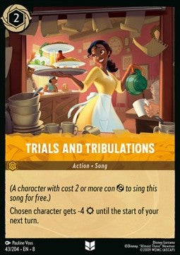 Trials and Tribulations - Reign of Jafar (Uncommon) [8JAF-43]