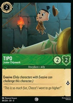 Tipo - Junior Chipmunk - Reign of Jafar (Common) [8JAF-89]