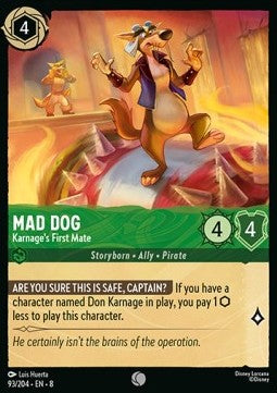 Mad Dog - Karnage's First Mate - Reign of Jafar (Common) [8JAF-93]