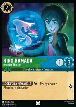 Hiro Hamada - Intuitive Thinker - Reign of Jafar (Uncommon) [8JAF-106]