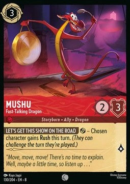 Mushu - Fast-Talking Dragon - Reign of Jafar (Common) [8JAF-130]