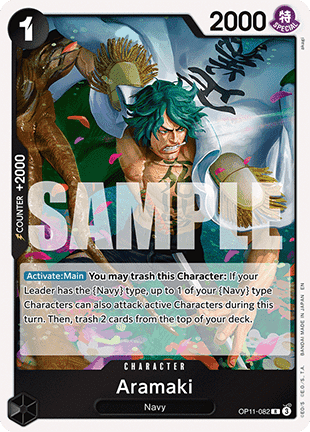 Aramaki (OP11-082) - A Fist of Divine Speed (Rare) [OP11-082]
