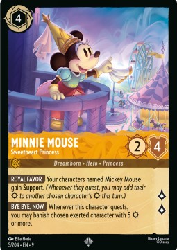 Minnie Mouse - Sweetheart Princess (V.1) - Fabled (Super Rare) [9FAB-5]