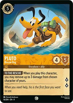 Pluto - Rescue Dog - Fabled (Common) [9FAB-16]
