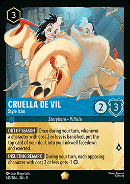 Cruella De Vil - Style Icon (V.1) - Fabled (Legendary) [9FAB-143]