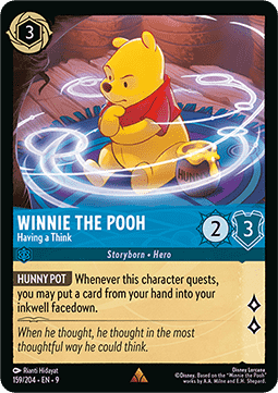 Winnie the Pooh - Having a Think - Fabled (Rare) [9FAB-159]