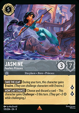 Jasmine - Fearless Princess (V.1) - Fabled (Rare) [9FAB-178]