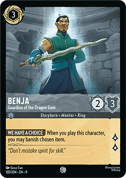 Benja - Guardian of the Dragon Gem - Fabled (Common) [9FAB-180]