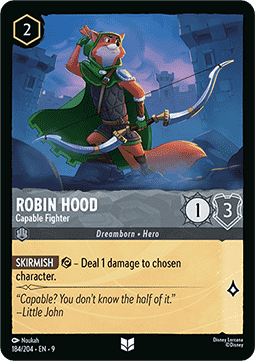 Robin Hood - Capable Fighter (V.1) - Fabled (Uncommon) [9FAB-184]