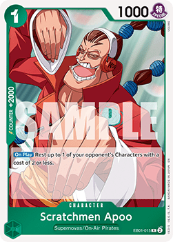 Scratchmen Apoo (EB01-015) (V.1) - The Best Vol.2 (Rare) [PRB02-EB01-015]