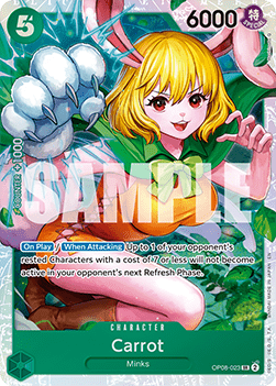 Carrot (OP08-023) (V.1) - The Best Vol.2 (Super Rare) [PRB02-OP08-023]
