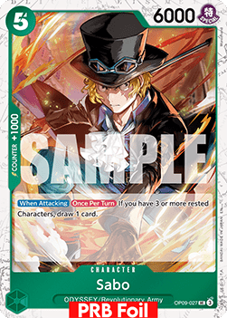 Sabo (OP09-027) (V.2) - The Best Vol.2 (Uncommon) [PRB02-OP09-027]