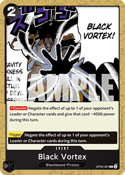 Black Vortex (OP09-097) (V.1) - The Best Vol.2 (Common) [PRB02-OP09-097]
