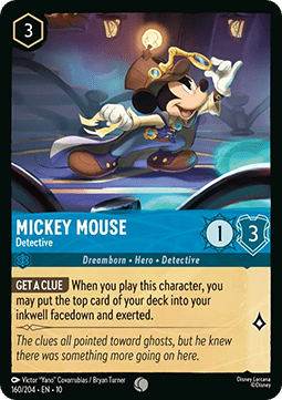 Mickey Mouse - Detective - Whispers in the Well (Common) [10WHI-160]