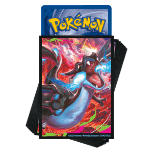 Mega Charizard X ex Ultra-Premium Collection Sleeves - Mega Evolution Products