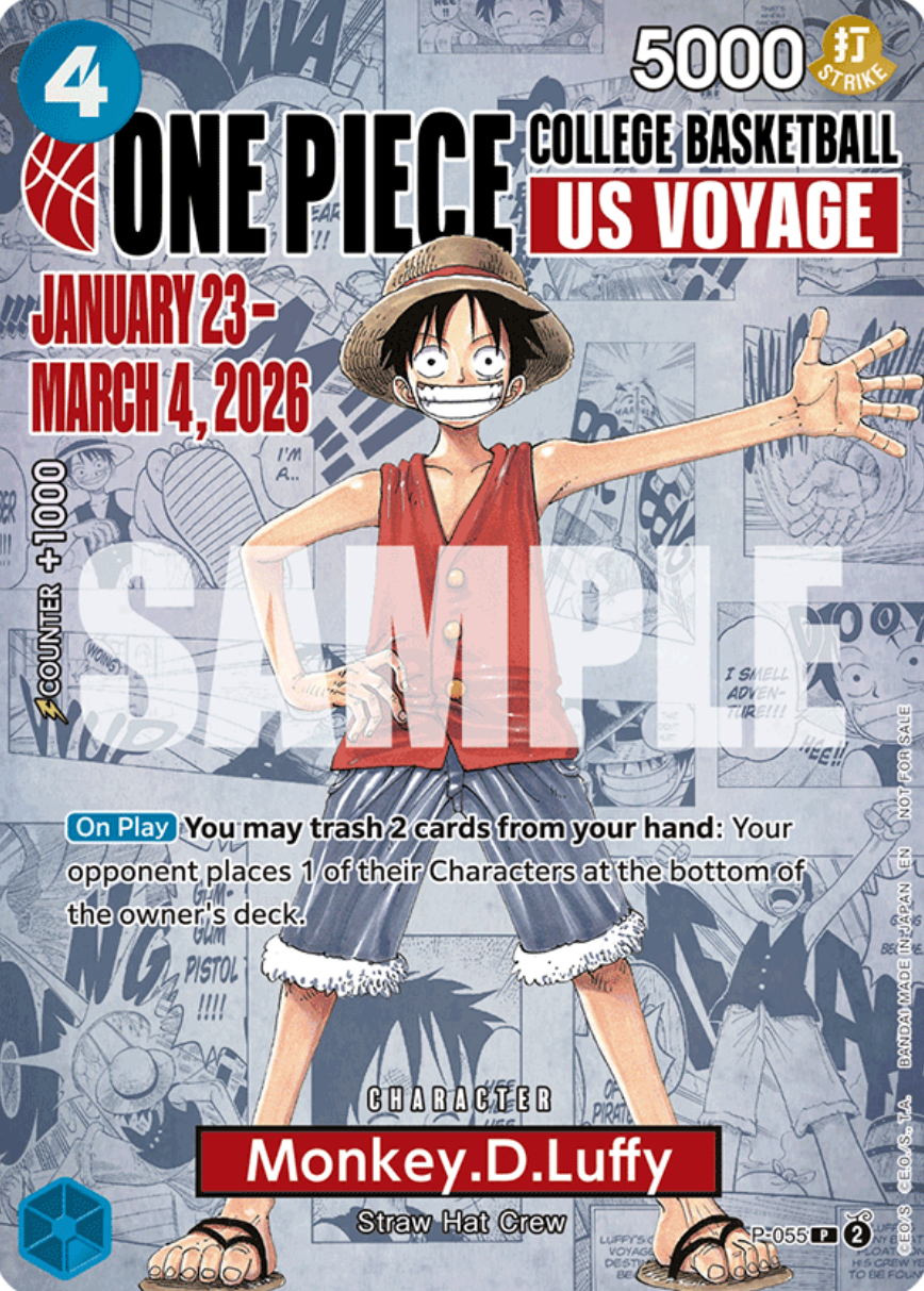 Monkey.D.Luffy (P-055) (V.3) - Promos (Promo) [P-055]
