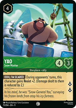 Yao - Snow Warrior - Winterspell (Common) [11WSP-73]