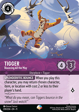 Tigger - Bouncing All the Way (V.2) - Winterspell (Epic) [11WSP-208]