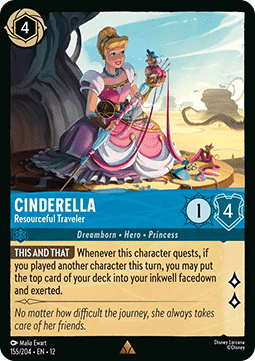 Cinderella - Resourceful Traveler - Wilds Unknown (Rare) [12WIL-155]