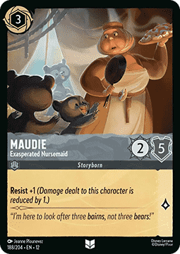 Maudie - Exasperated Nursemaid - Wilds Unknown (Uncommon) [12WIL-188]