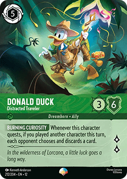 Donald Duck - Distracted Traveler (V.2) - Wilds Unknown (Epic) [12WIL-212]
