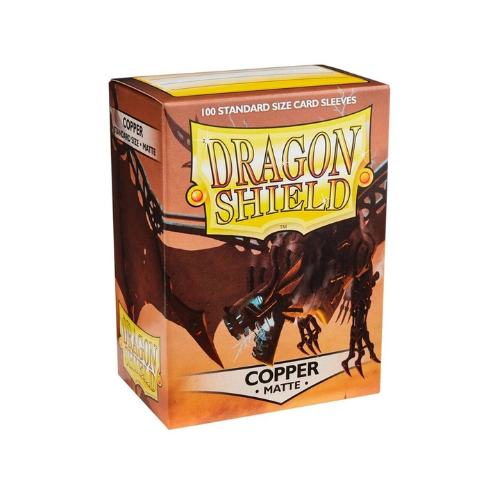 Dragon Shield Copper Matte 100 Standard Size Slevees